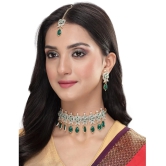 Sukkhi Green Alloy Necklace Set ( Pack of 1 ) - Green