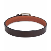 Loopa - Brown 100% Leather Mens Formal Belt ( Pack of 1 ) - None