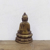 Abhaya Sitting Buddha Brass Statue Size 3.5 x 2.5 x 5.6 cm