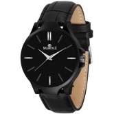 Swisstyle - Black Leather Analog Men''s Watch