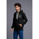 Devil Printed Black Hoodie for Men L