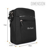 Da Tasche Heavy Sling Bag/Messenger Bag - Black