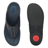 softio - Blue Mens Flip Flops - None