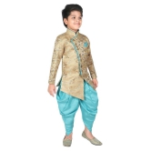 Ahhaaaa Ethnic Wear Sherwani/Indo Western With Dhoti Pant For Kids and Boys - None