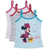 BODYCARE Minnie & Friends Girls Vest Pack Of 3-Assorted - None