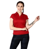 WOMEN CORE POLO-XS / Red