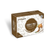 LA ORGANO Coconut Milk Handmade Natural Bath Soap Bathing Bar 100 g