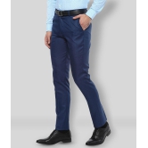 Inspire Clothing Inspiration - Blue Polycotton Slim - Fit Men''s Formal Pants ( Pack of 1 ) - None