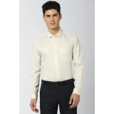 Men Yellow Slim Fit Formal Full Sleeves Formal Shirt