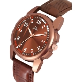 Septem Multicolor Leather Analog Mens Watch