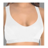 Madam Pack of 1 Lycra Non Padded Womens Racerback bra ( White ) - None