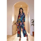 Label Flavia Multi Color Printed Pant Top Set - None