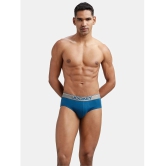 Jockey 8037 Men Super Combed Cotton Solid Brief with Ultrasoft Waistband - Seaport Teal - None