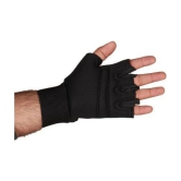 EmmEmm - Half Fingers Neoprene Riding Gloves ( Pair of 1 ) - Freesize