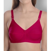 Madam - Pink Cotton Non - Padded Womens Minimizer Bra ( Pack of 1 ) - 38D