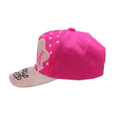 Zacharias Girl's Kids Cotton Cap kc-14-Dark-Pink- (Pack of 1) (1-4 Years) - None