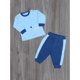 Boys premium T- shirt and pant set-Cotton / Airy  blue / 12