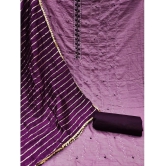 Apnisha - Unstitched Purple Cotton Dress Material ( Pack of 1 ) - Purple