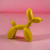 Balloon Dog Sculpture-Yellow