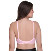 Sona C-108 Women Cotton Fabric Full coverage Non padded Non wired Pink Cotton Bra-30 / C / Pink