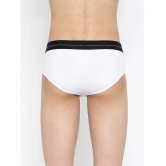 La Intimo White Cotton Mens Briefs ( Pack of 1 ) - None