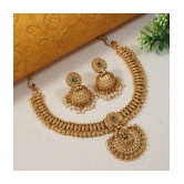 Padmavati Bangles Green Alloy Necklace Set ( Pack of 1 ) - Green