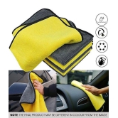 HOMETALES 600 GSM Microfiber Car & Bike Cleaning Cloth For Automobile Car accessories - Assorted ( Pack of 1 ) 40x40 cms