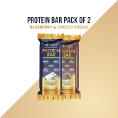 WHEY BLEND PROTEIN BARS-Blueberry & Choco Fudge / Pack of 6