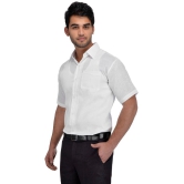 KLOSET By RIAG 100% Cotton Regular Fit Solids Half Sleeves Men's Casual Shirt - White ( Pack of 1 ) - None