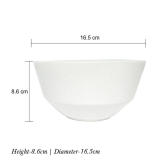 Ceramic Dining Sprinkle Off-white & Green ceramic Serving Bowl