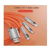 Life Like Orange 5 A Multi Pin Cable 1.2 Meter - Orange