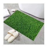 Revexo - Anti-skid Plastic Door Mat ( 40 X 60 cm ) Single - Green - Green