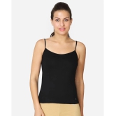 VStar Cotton Camisoles - Black Single - None