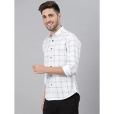 Dennis Lingo - White 100% Cotton Slim Fit Mens Casual Shirt ( Pack of 1 ) - None