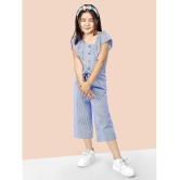 Naughty Ninos - Blue Polyester Girls Jumpsuit ( Pack of 1 ) - None