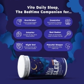 Vito Daily Sleep - Melatonin  Chamomile Flavoured Mints for Relaxed  Restful Sleep 1 per Day Pack of 2-Vito Daily Sleep - Melatonin & Chamomile Flavoured Mints for Relaxed & Restful Sleep (1 per