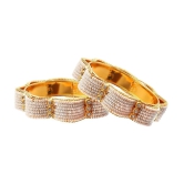 Jewar Mandi - Gold Kada Set ( Pack of 1 ) - None