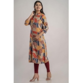 MAUKA - Multicolor Rayon Women''s Straight Kurti ( Pack of 1 ) - None