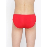 La Intimo Cotton Mens Bikini ( Red ) - None