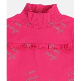 MINI KLUB Pink 100% Cotton Girls Top ( Pack of 1 ) - None