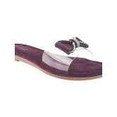 Shoetopia Maroon Womens Flats - None