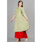 Smien - Green Anarkali Rayon Women''s Stitched Salwar Suit ( Pack of 1 ) - None