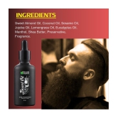 Dravida Organics Advanced Beard Growth Oil for Men - (Almond & Jojoba) 30 mL