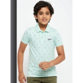 UNIBERRY - Mint Green Cotton Blend Boys Polo T-Shirt ( Pack of 1 ) - None