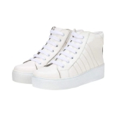 Commander Shoes - White  Womens Sneakers - None