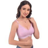 Elina Purple Cotton Non Padded Womens Everyday Bra ( Pack of 1 ) - None