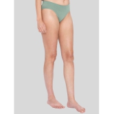 ILRASO - Green Poly Cotton Solid Women's Hipster ( Pack of 1 ) - None