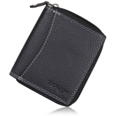 Tough - Leather Card Holder ( Pack of 1 ) - Black