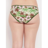 Clovia - Green Nylon Printed Womens Bikini ( Pack of 1 ) - None