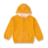 JusCubs Girls Fleece Toddlers All Over Print Hoody - Yellow (Pack of 1) - None